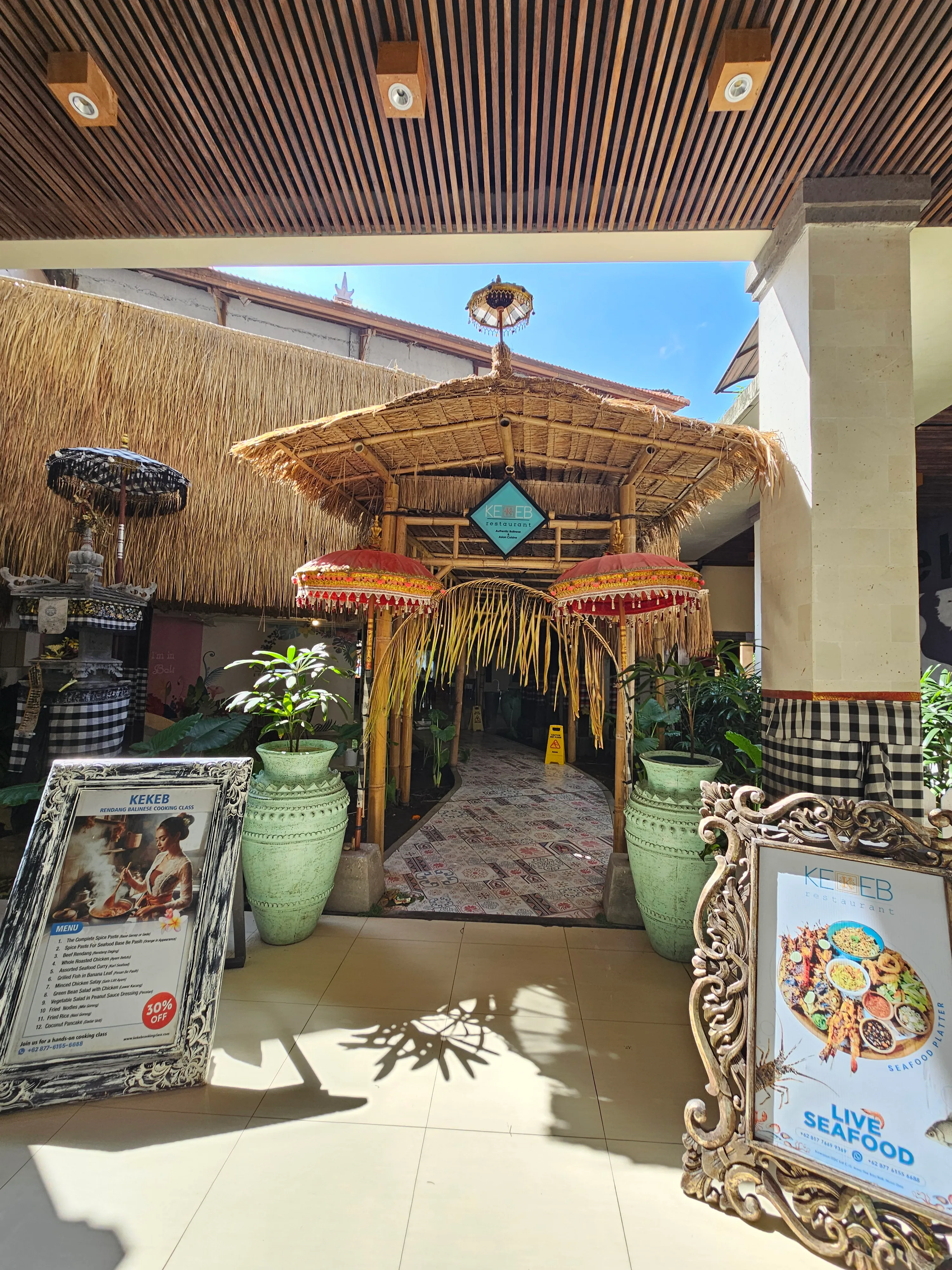 Kekeb Restaurant, Balinese Food Nusa Dua